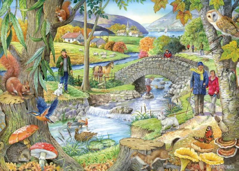 House of Puzzles HOP - Riverside Walk - BIG 250 Piece Sale