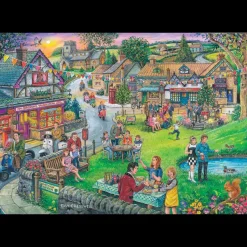 House of Puzzles HOP - Sixties Green - 1000 Piece Jigsaw Puzzle Best