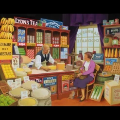 House of Puzzles HOP - The Village Store - 1000 Piece Jigsaw Puzzle Clearance