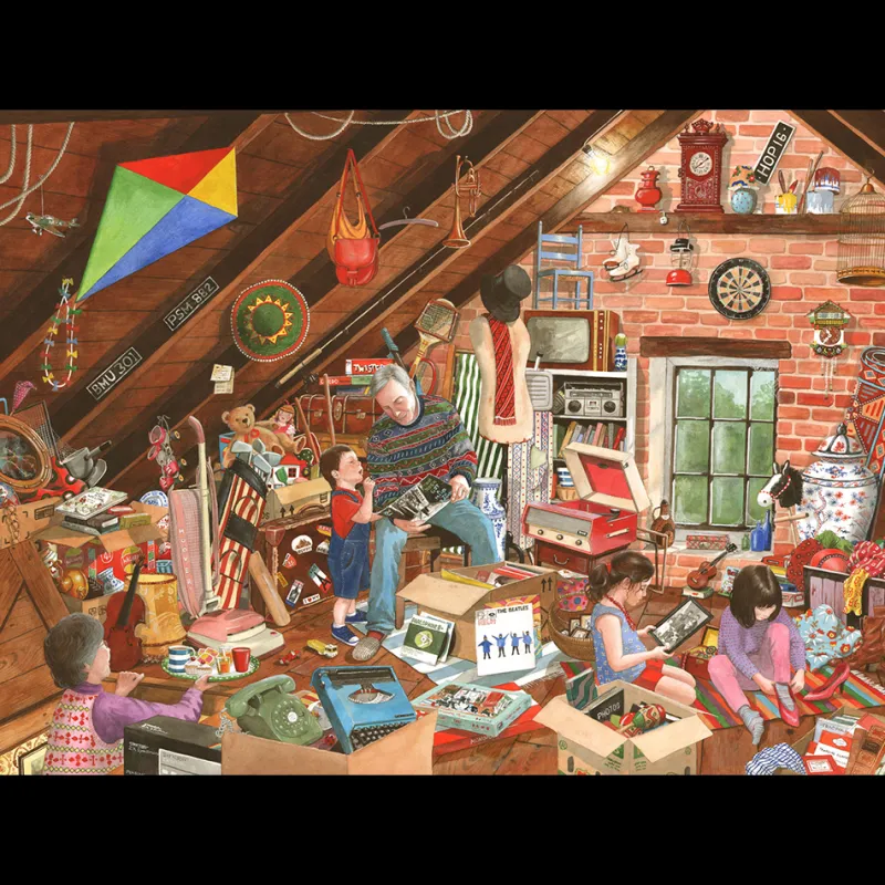 House of Puzzles HOP - What's That Grandpa - 1000 Piece Jigsaw Puzzle Discount