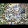 House of Puzzles HOP - Winter Birds - BIG 500 Piece Jigsaw Puzzle Clearance