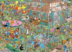 Falcon de luxe Jan Van Haasteren - Children's Birthday Party - 1000 Piece Jigsaw Puzzle Best
