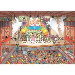 Falcon de luxe Jan Van Haasteren - Eurosong Contest - 1000 Piece Jigsaw Puzzle Fashion