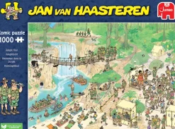 Falcon de luxe Jan van Haasteren - Jungle Tours - 1000 Piece Jigsaw Puzzle Outlet