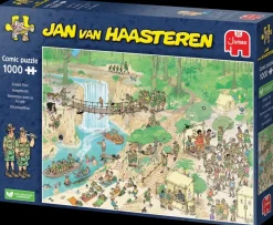 Falcon de luxe Jan van Haasteren - Jungle Tours - 1000 Piece Jigsaw Puzzle Outlet