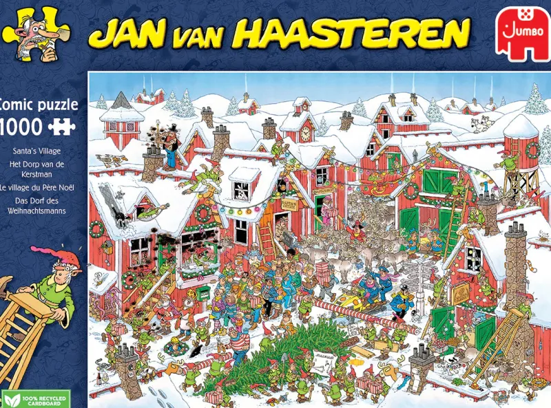 Falcon de luxe Jan Van Haasteren - Santa's Village - 1000 Piece Jigsaw Puzzle Discount