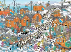 Falcon de luxe Jan Van Haasteren - South Pole Expedition - 1000 Piece Jigsaw Puzzle Outlet