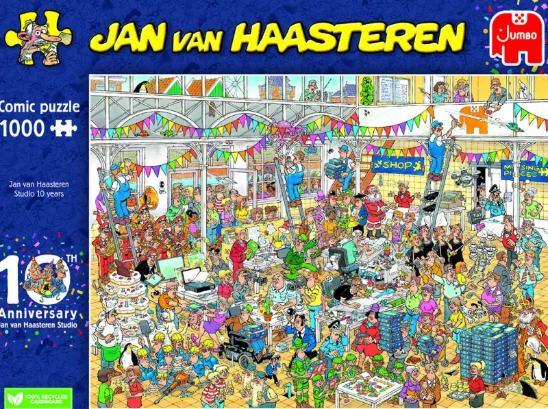 Falcon de luxe Jan Van Haasteren - 10th Anniversary - 1000 Piece Jigsaw Puzzle Sale