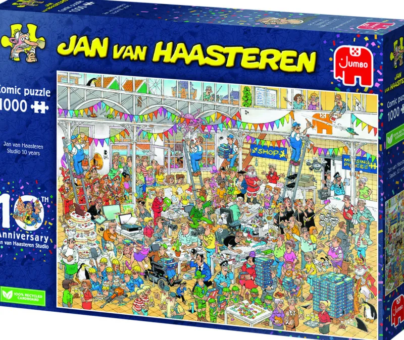 Falcon de luxe Jan Van Haasteren - 10th Anniversary - 1000 Piece Jigsaw Puzzle Sale