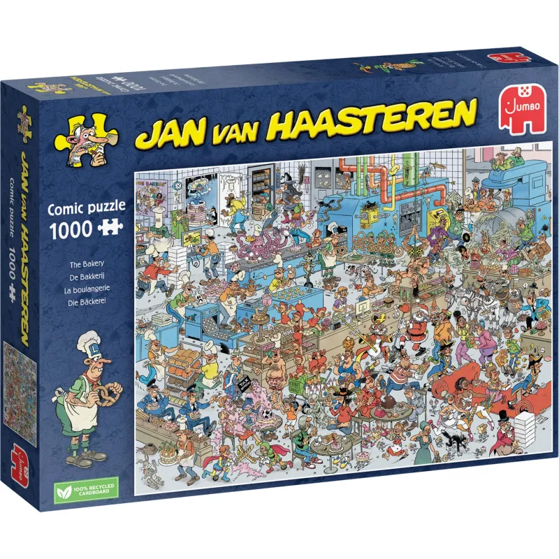 Falcon de luxe Jan Van Haasteren - The Bakery - 1000 Piece Jigsaw Puzzle Outlet