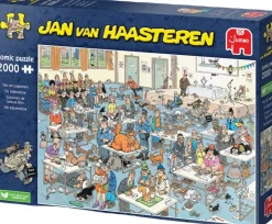 Falcon de luxe Jan Van Haasteren - The Cat Pageantry - 2000 Piece Jigsaw Puzzle Clearance