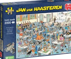 Falcon de luxe Jan Van Haasteren - The Cat Pageantry - 2000 Piece Jigsaw Puzzle Clearance