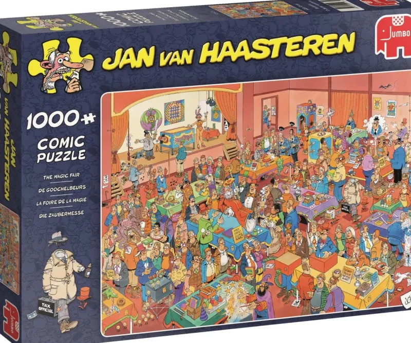 Falcon de luxe Jan Van Haasteren - The Magic Fair - 1000 Piece Jigsaw Puzzle Discount