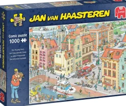 Falcon de luxe Jan Van Haasteren - The Missing Piece - 1000 Piece Jigsaw Puzzle Best