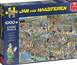 Falcon de luxe Jan Van Haasteren - The Pharmacy - 1000 Piece Jigsaw Puzzle Outlet