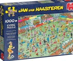 Falcon de luxe Jan Van Haasteren - WC Women's Soccer - 1000 Piece Jigsaw Puzzle Sale