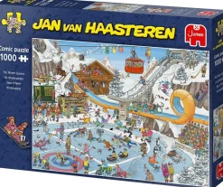 Falcon de luxe Jan Van Haasteren - Winter Games - 1000 Piece Jigsaw Puzzle Discount