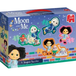Falcon de luxe Jumbo - Moon And Me - 4 In 1 Shaped Puzzles Best