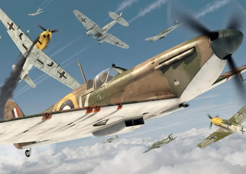 Kidicraft - Airfix Supermarine Spitfire Mk.Ia - 1000 Piece Jigsaw Puzzle Clearance