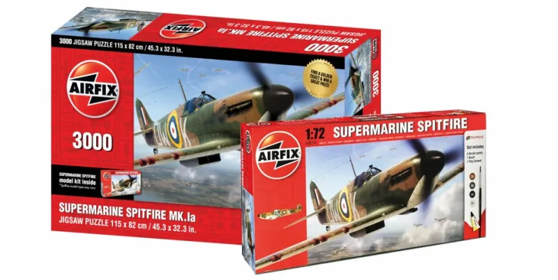Kidicraft - Airfix Supermarine Spitfire Mk.Ia - 3000 Piece Jigsaw Puzzle Clearance