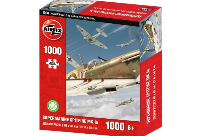 Kidicraft - Airfix Supermarine Spitfire Mk.Ia - 1000 Piece Jigsaw Puzzle Clearance