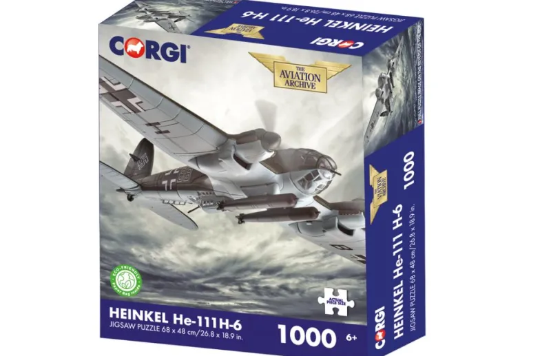 Kidicraft - Corgi Heinkel He-111 H-6 - 1000 Piece Jigsaw Puzzle Fashion