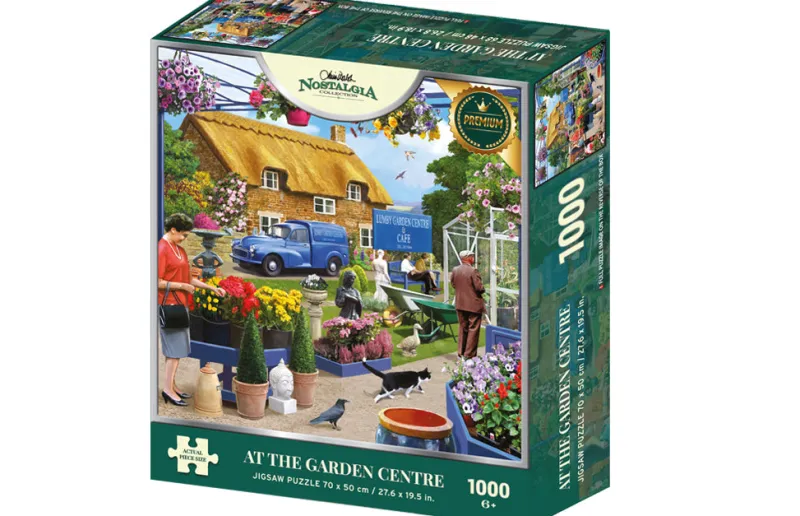 Kidicraft - Kevin Walsh - At The Garden Centre - 1000 Piece Jigsaw Puzzle Outlet