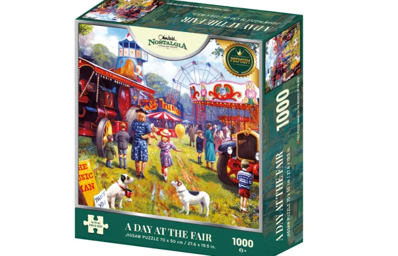 Kidicraft - Kevin Walsh - A Day At The Fair - 1000 Piece Jigsaw Puzzle Online