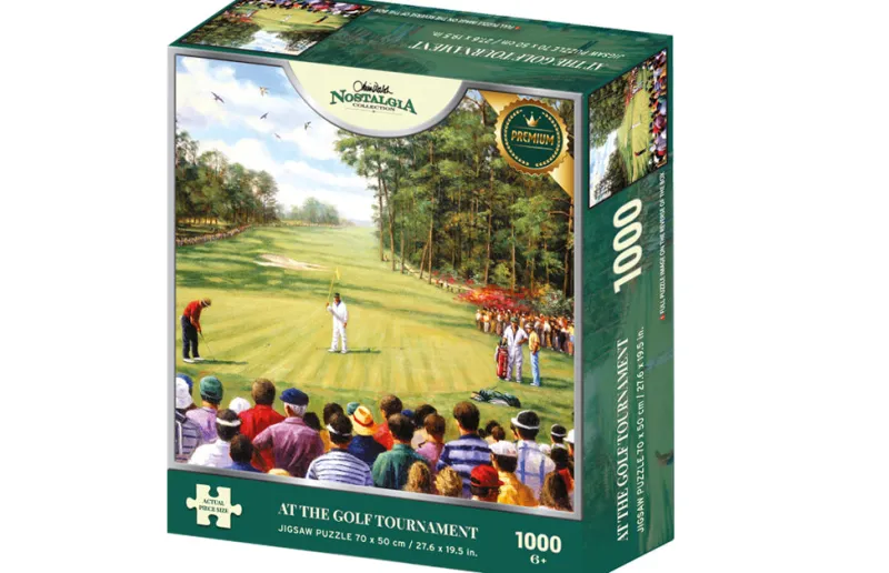 Kidicraft - Kevin Walsh - At The Golf Tournament - 1000 Piece Jigsaw Puzzle Fashion