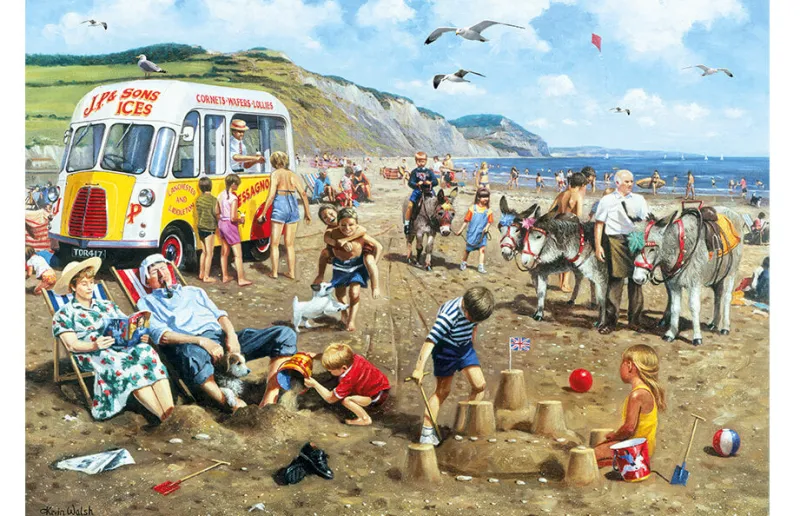 Kidicraft - Kevin Walsh - Bucket & Spade - 1000 Piece Jigsaw Puzzle Hot