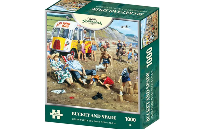 Kidicraft - Kevin Walsh - Bucket & Spade - 1000 Piece Jigsaw Puzzle Hot