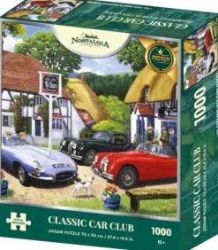 Kidicraft - Kevin Walsh - Classic Car Club - 1000 Piece Jigsaw Puzzle Discount