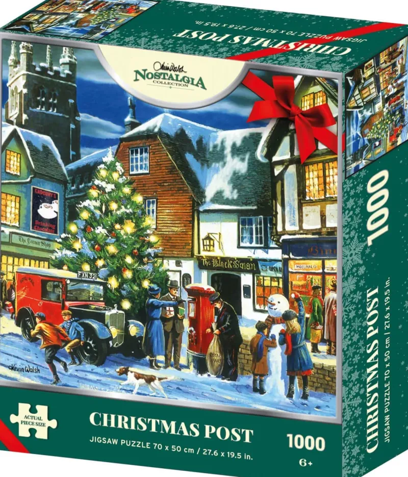 Kidicraft - Kevin Walsh - Christmas Post - 1000 Piece Jigsaw Puzzle Fashion