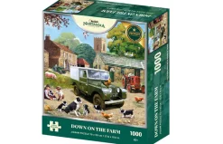 Kidicraft - Kevin Walsh - Down on The Farm - 1000 Piece Jigsaw Puzzle Outlet