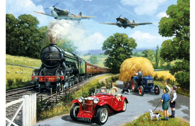 Kidicraft - Kevin Walsh - 1940’s Summer - 1000 Piece Jigsaw Puzzle Discount
