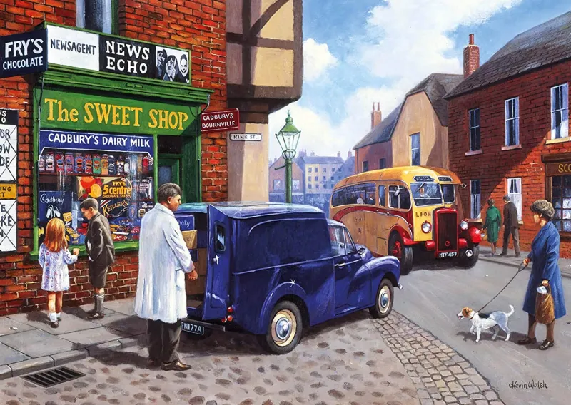 Kidicraft - Kevin Walsh - The Village Shop - 1000 Piece Jigsaw Puzzle New
