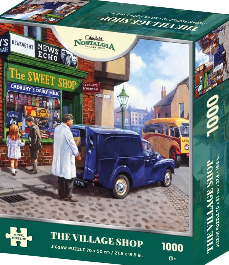 Kidicraft - Kevin Walsh - The Village Shop - 1000 Piece Jigsaw Puzzle New