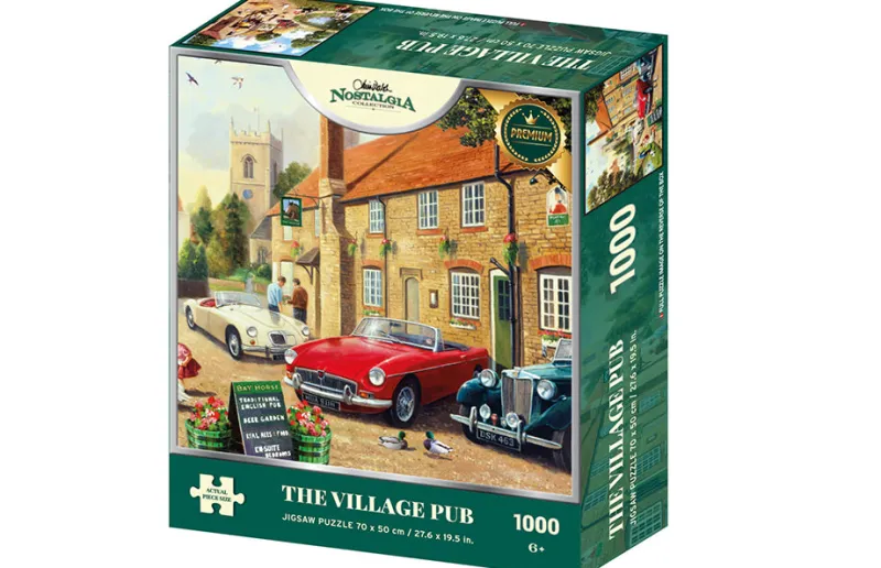 Kidicraft - Kevin Walsh - The Village Pub - 1000 Piece Jigsaw Puzzle Discount
