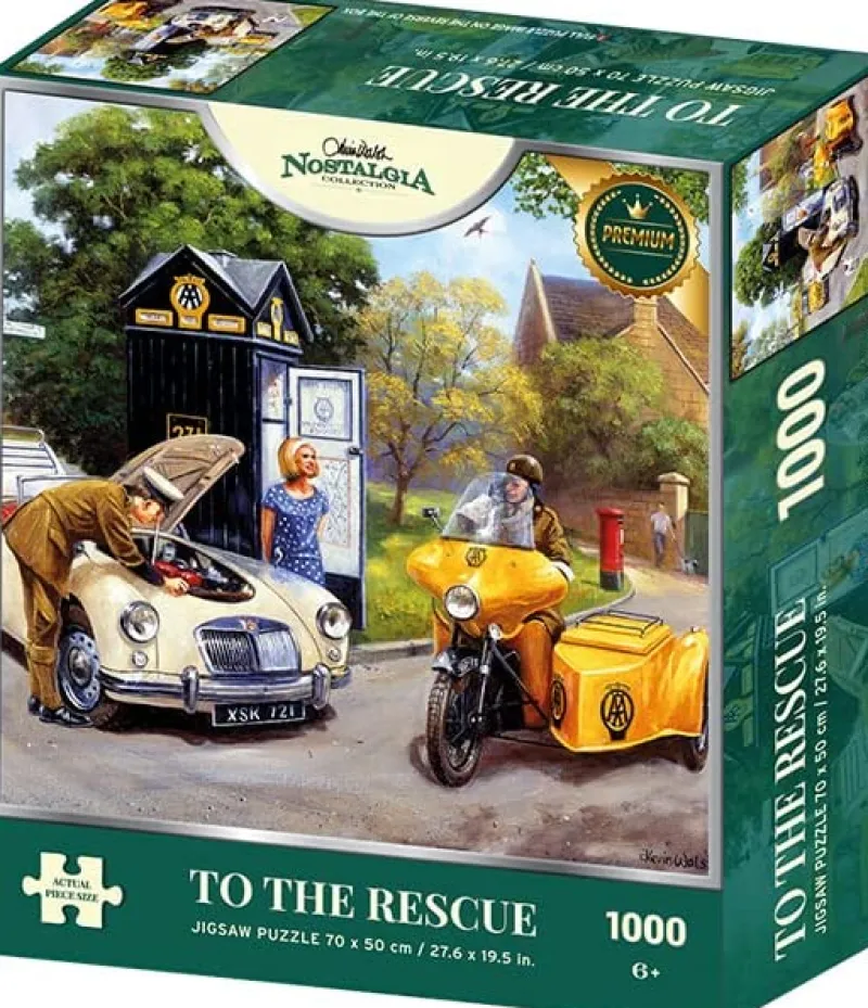 Kidicraft - Kevin Walsh - To The Rescue - 1000 Piece Jigsaw Puzzle Discount