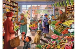 Kidicraft - Steve Crisp - Ye Olde Greengrocer Shoppe - 1000 Piece Jigsaw Puzzle New