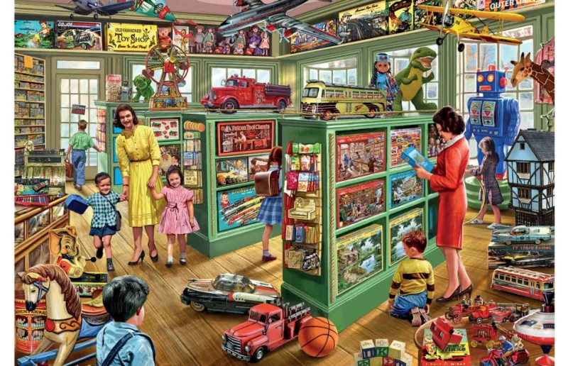 Kidicraft - Steve Crisp - Ye Olde Toy Shoppe - 1000 Piece Jigsaw Puzzle Fashion