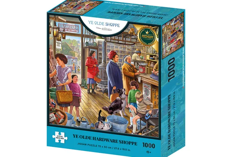 Kidicraft - Steve Crisp - Ye Olde Hardware Shoppe - 1000 Piece Jigsaw Puzzle Discount