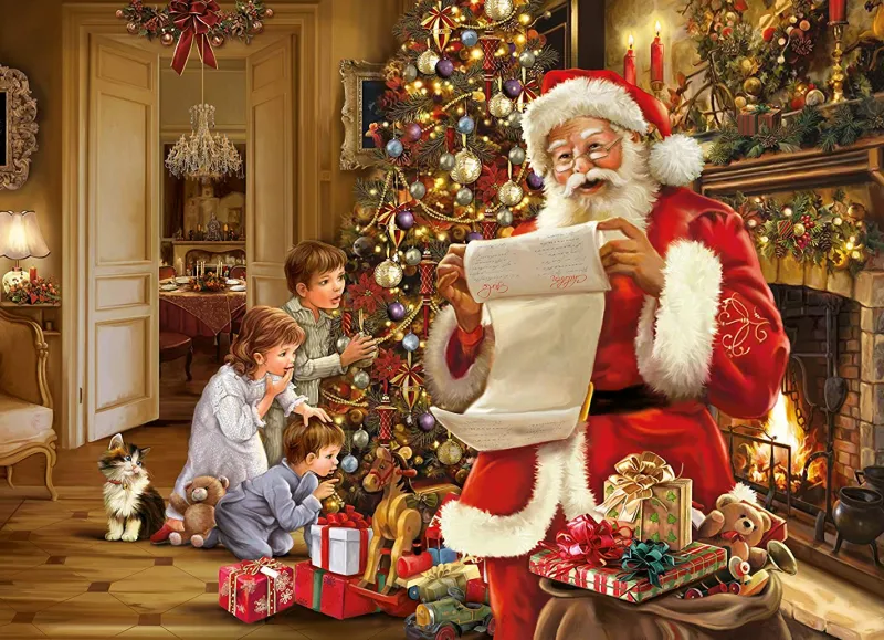 King Puzzle 05767 Christmas Santa List Discount