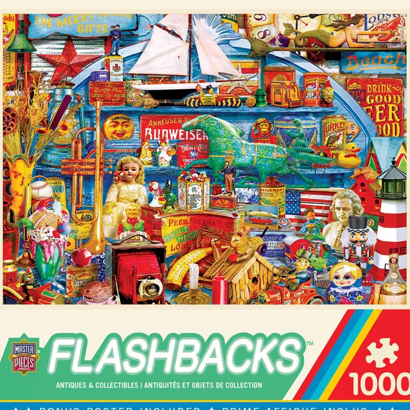 Master Pieces - Antiques and Collectibles - 1000 Piece Jigsaw Puzzle Online