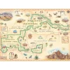 Master Pieces - Badlands Map - 1000 Piece Jigsaw Puzzle Discount