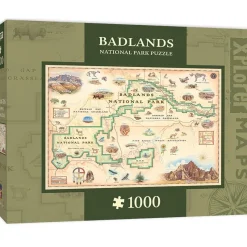 Master Pieces - Badlands Map - 1000 Piece Jigsaw Puzzle Discount