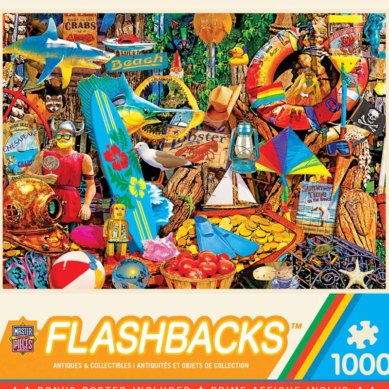 Master Pieces - Beach Time Flea Market - 1000 Piece Jigsaw Puzzle Discount