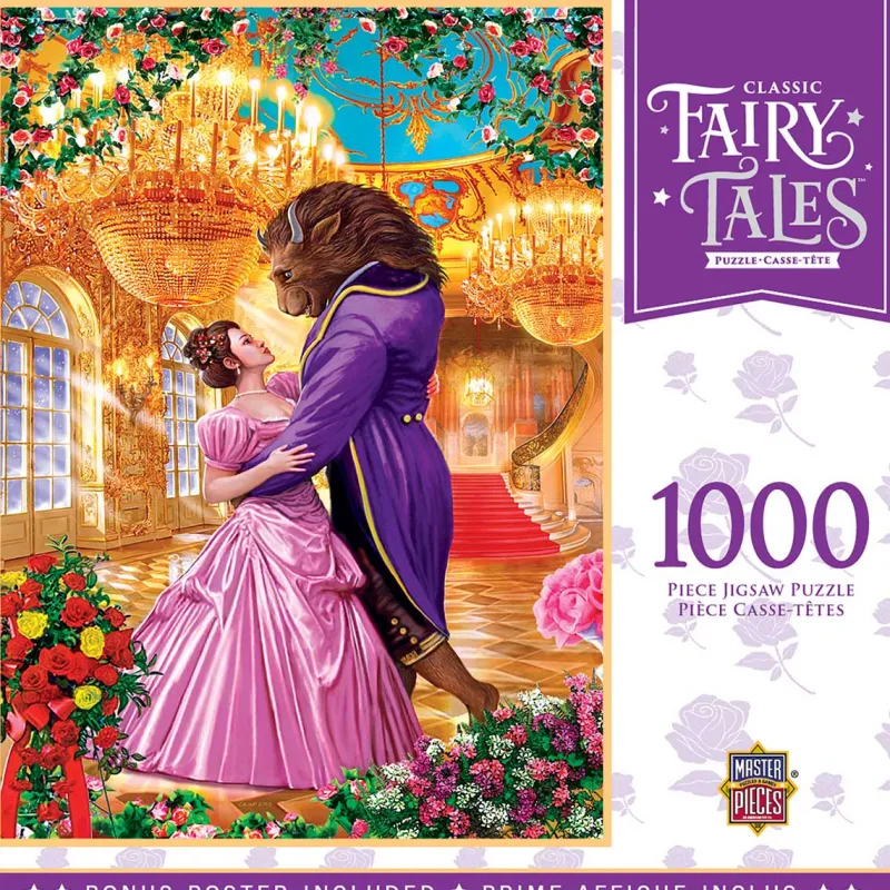 Master Pieces - Beauty and the Beast - 1000 Piece Jigsaw Puzzle Best