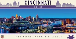 Master Pieces - Cincinnati, Ohio - 1000 Piece Jigsaw Puzzle Online