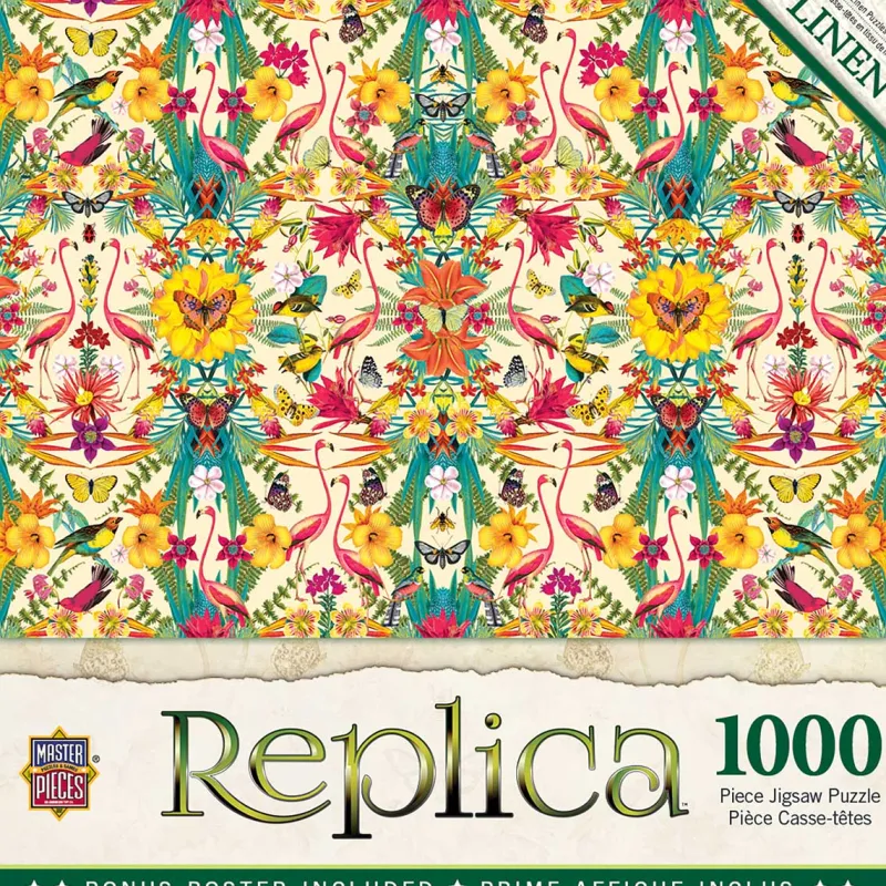 Master Pieces - Flamingos - 1000 Piece Jigsaw Puzzle New